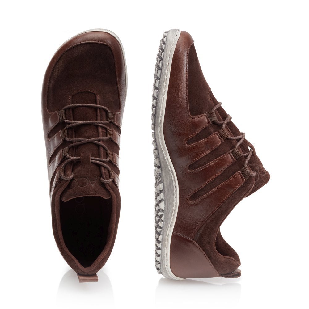 SHOQQ Dark Brown - ZAQQ Barfußschuhe