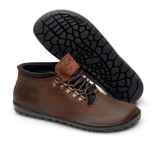 EXPEQ Mid Brown Waterproof - ZAQQ Barfußschuhe