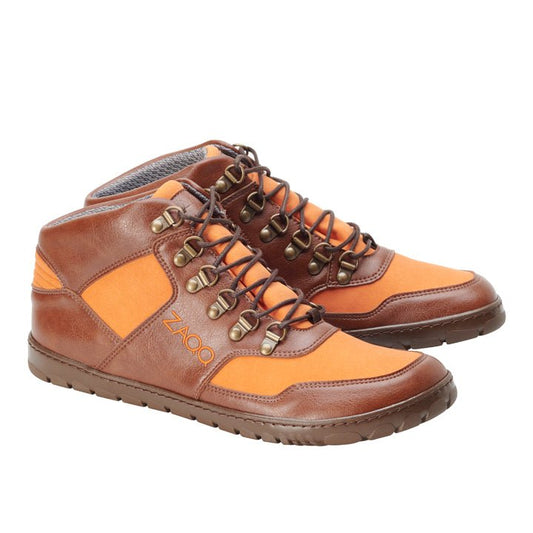 HIQE Mid Vegan Orange Waterproof - ZAQQ Barfußschuhe