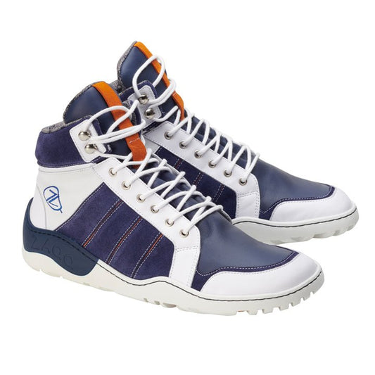 MONTBLANQ Blue White Waterproof - ZAQQ Barfußschuhe