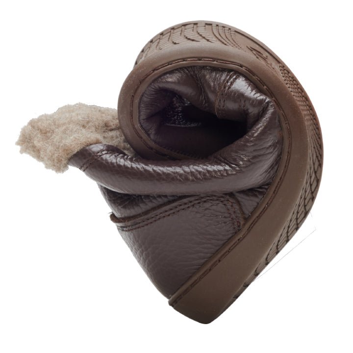 PREQUEL Winter Nappa Brown - ZAQQ Barfußschuhe