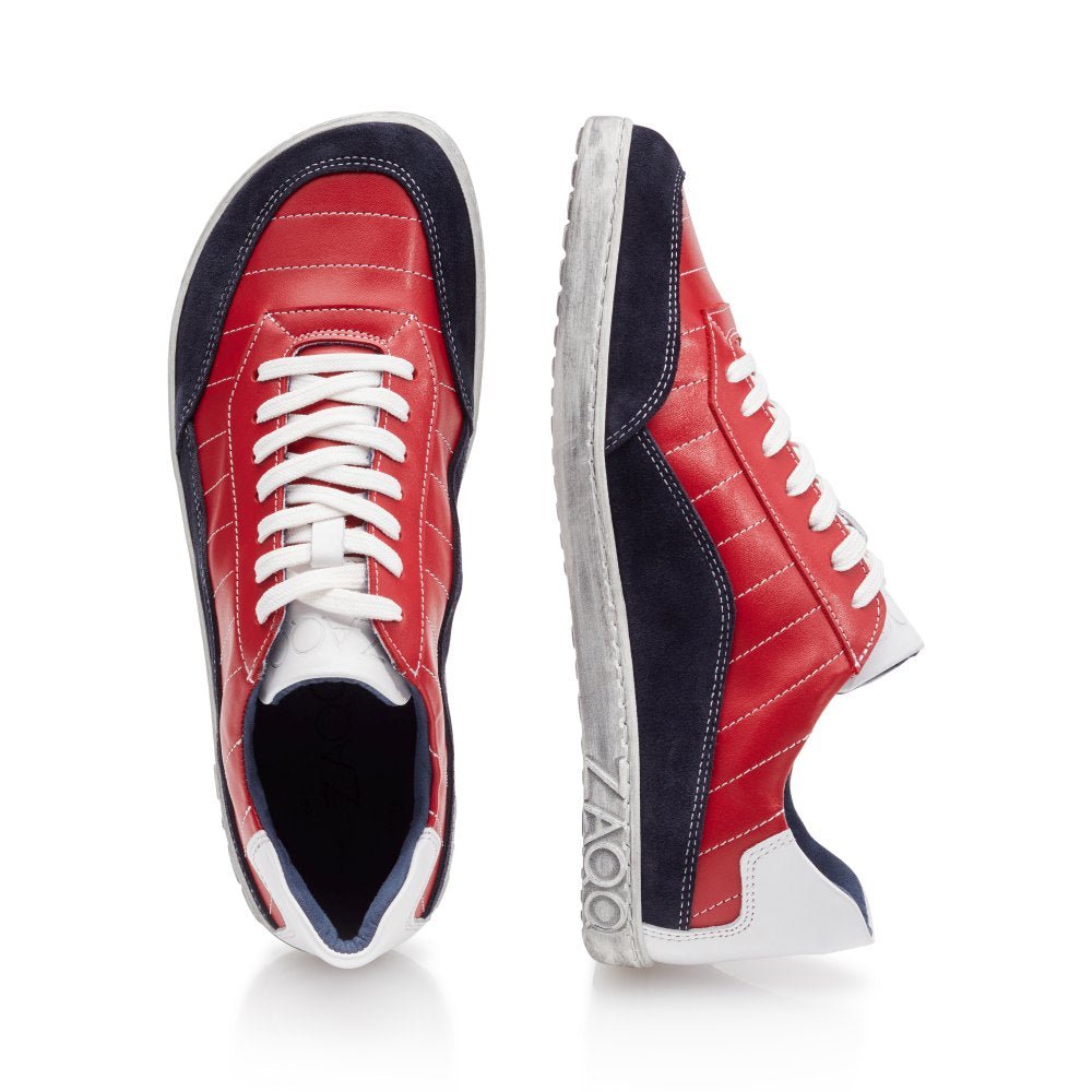 QAMPION Navy Red - ZAQQ Barfußschuhe