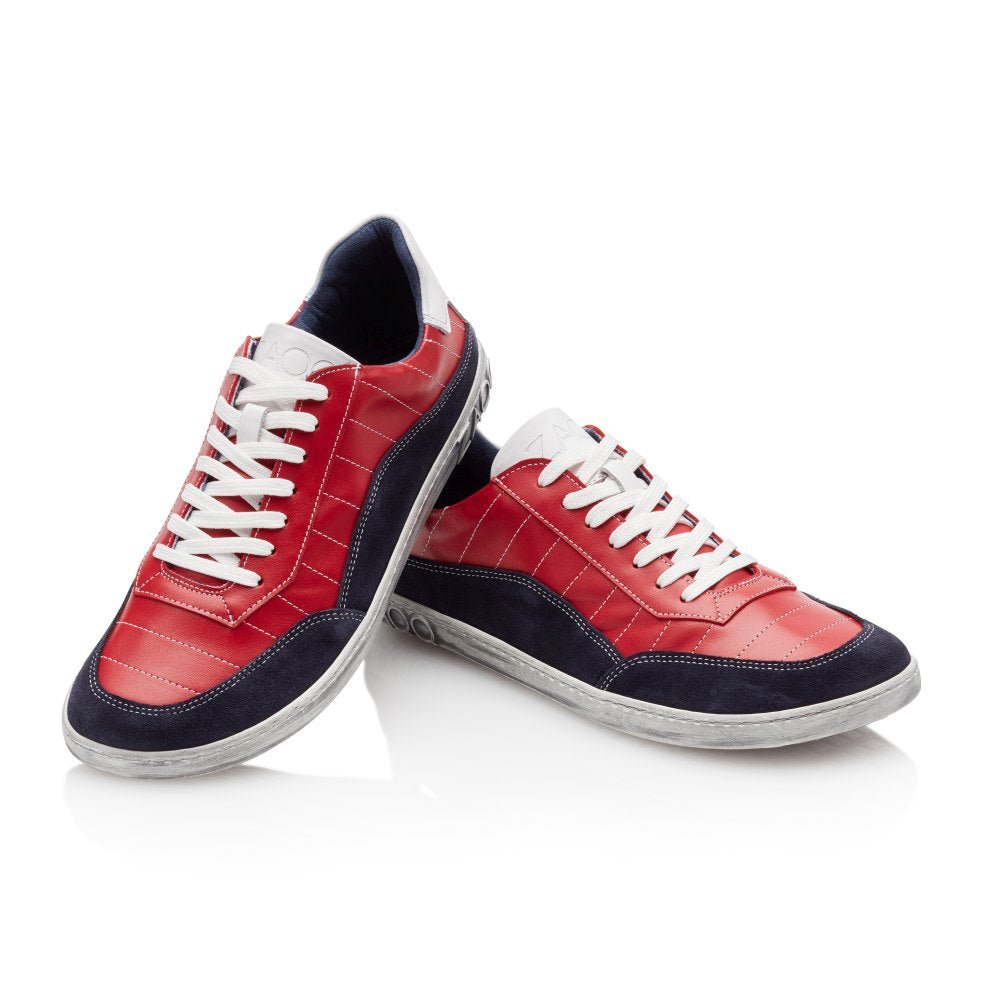 QAMPION Navy Red - ZAQQ Barfußschuhe