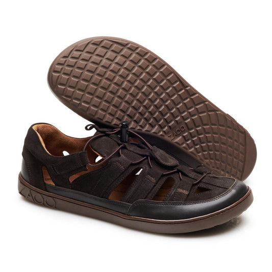 QLEAR Dark Brown - ZAQQ Barfußschuhe