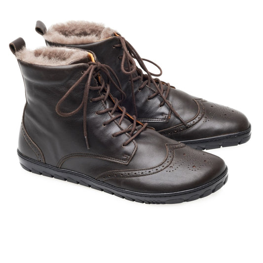 Brogue d'hiver quintique marron foncé